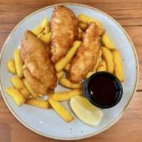 🇦🇺 海を眺めながら味わう名物の「フィッシュ＆チップス」