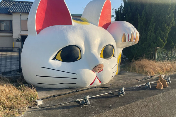 名古屋のおすすめ観光スポット】常滑の巨大招き猫｜空港への