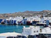 Mamma Mia White & Blue Greek Island