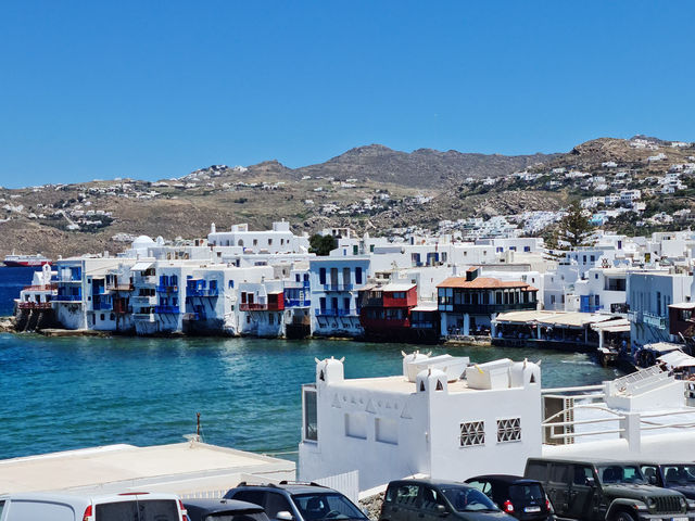 Mamma Mia White & Blue Greek Island