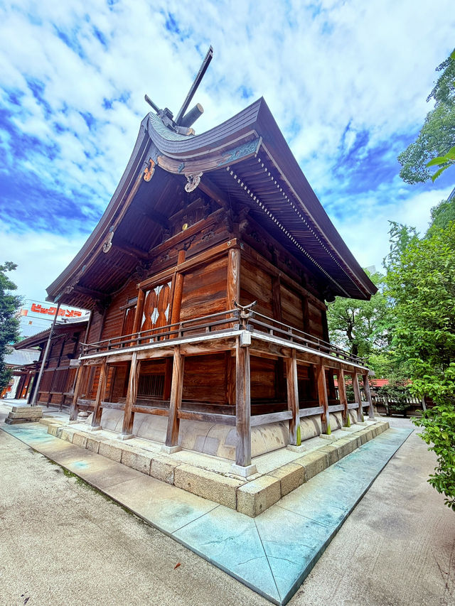 福岡第一繁華街·天神中心地帶的街道之神