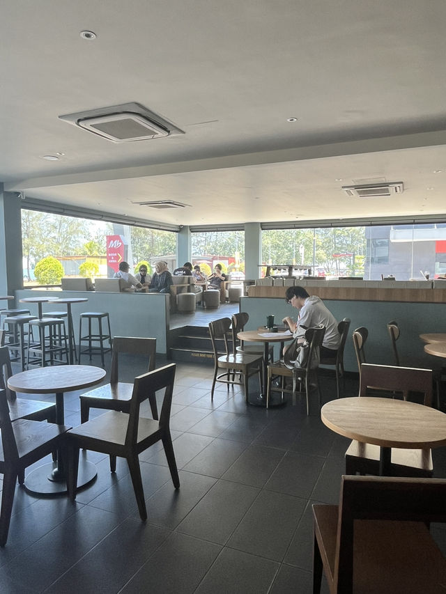 Brew-tiful Mornings by the Beach StarBuck PD waterfront 