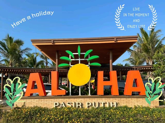 🏖️🌺 Aloha Indonesia Beach – Tropical Vibes Just Outside the City! 🇮🇩🌴