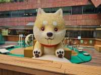 沙田新城市Pets Park寵物同樂園3米高柴柴打卡位