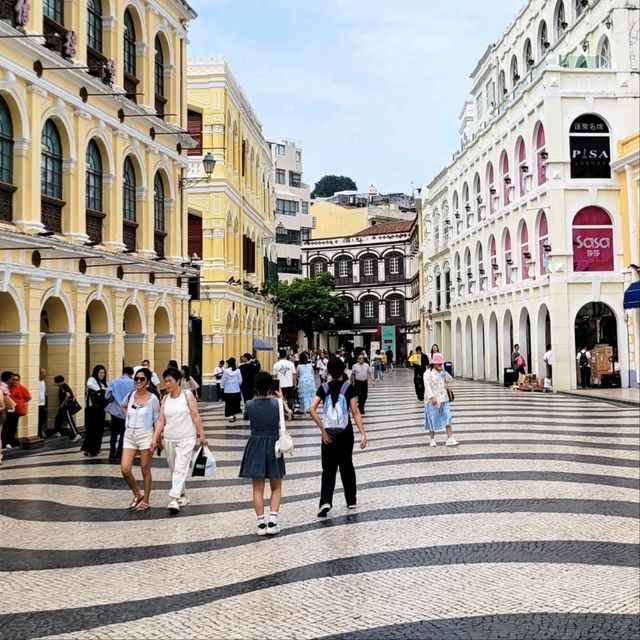 Vibrant Stroll Through Senado Square Vibrant Stroll Through Senado Square