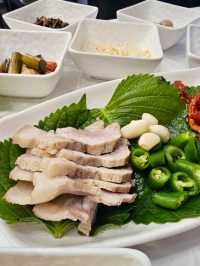 보쌈정식 혼밥 가능한 통영 맛집