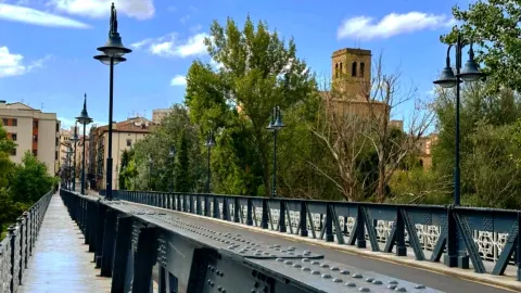 Western-style ancient bridge check-in cultural landscape 🌉 — traveler post in Logrono