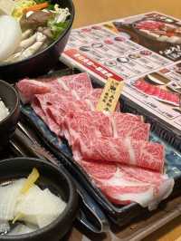 日本和牛壽喜燒。全日免加一。每人再減$10