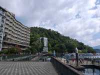 The Great Shuishe Pier in Sun Moon Lake area, Nantou County, Taiwan