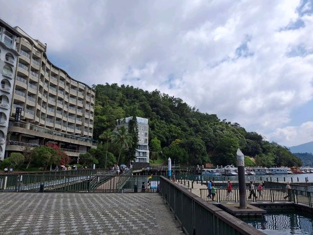 The Great Shuishe Pier in Sun Moon Lake area, Nantou County, Taiwan