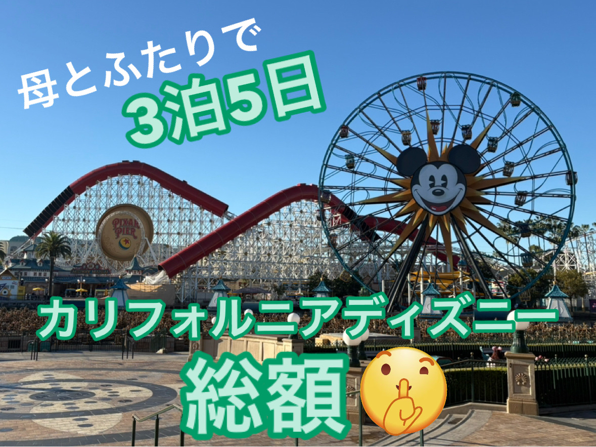 [🇺🇸] Chi phí cho chuyến đi 3 đêm, 5 ngày đến Disneyland Anaheim