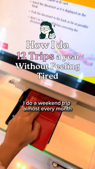 How I do 12 Trips a year Without Feeling Tired and the common question I get is