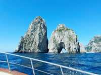 Romantic day boat ~ Capri “ I Faraglioni”