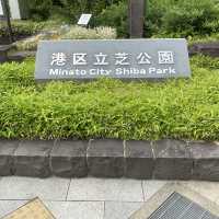 【東京都🇯🇵芝公園】都会のオアシス☺️東京タワーを見ながらのんびり散歩