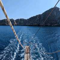 Suluada island, the Mediterranean island