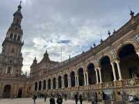 Spain-Seville-Barcas Plaza Espana