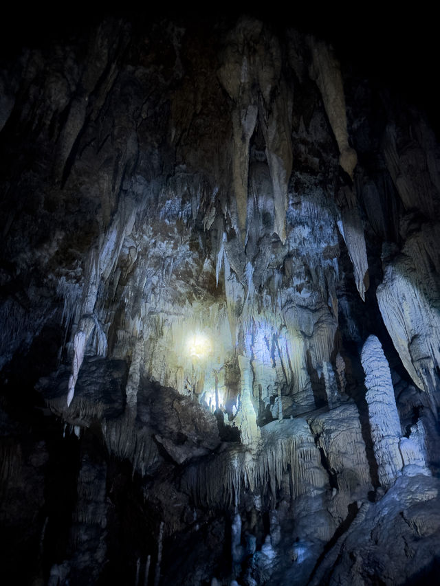 Maze of one of the biggest caves in Southern Thailand
