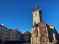 Staroměstské náměstí, or Old Town Square, in Prague.