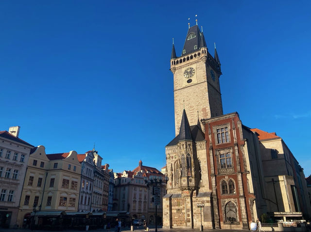 Staroměstské náměstí, or Old Town Square, in Prague.
