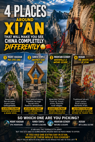4 Places Around XI'AN That Will Make You See CHINA COMPLETELY DIFFERENTLY 🤯🇨🇳