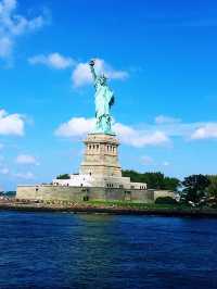 Take a boat ride to admire the Statue of Liberty and the stunning scenery of the bay.