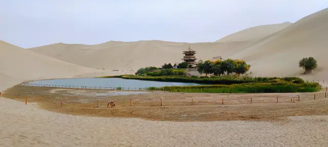 The Echoing-Sand Mountain and Crescent Lake of Dunhuang---A thousand years of desolation, an unmelting tenderness