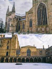 當我來到杜倫（Durham）的時候，這座古城剛剛經歷了一場雪，從火車站出來的那一刻，就彷彿進入了哈利波特的冬天，看著不遠處杜倫大教堂的哥特式尖頂，這是多少哈迷心中的聖地巡禮啊～