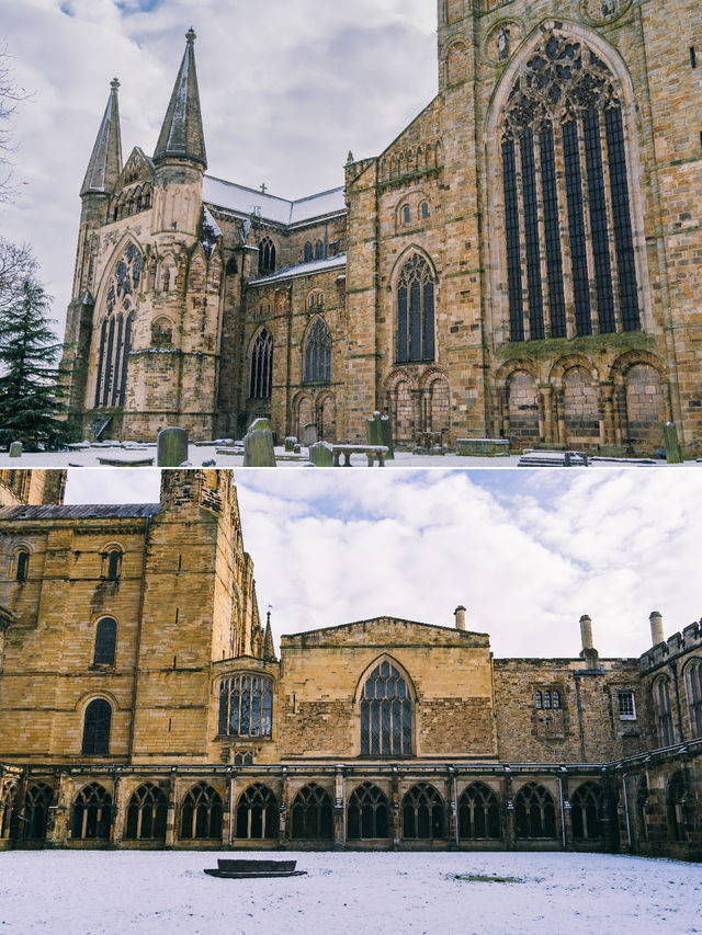 當我來到杜倫（Durham）的時候，這座古城剛剛經歷了一場雪，從火車站出來的那一刻，就彷彿進入了哈利波特的冬天，看著不遠處杜倫大教堂的哥特式尖頂，這是多少哈迷心中的聖地巡禮啊～