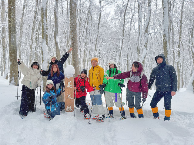 不滑雪了雪國邂逅美人林 雪地徒步進森林