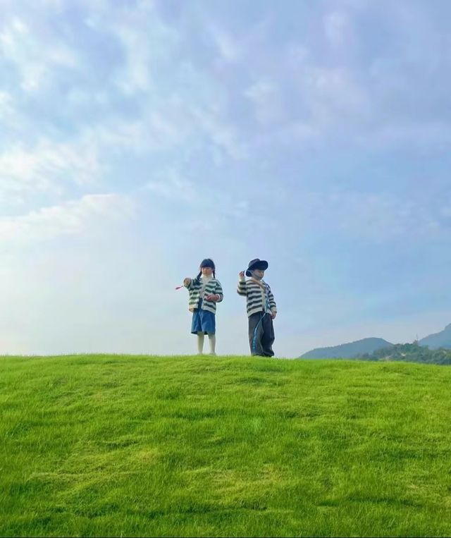 溫州親子遊|這片滿山坡的草地太寶藏了