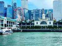 來香港必打卡的海景摩天輪，看全維港!!超級贊