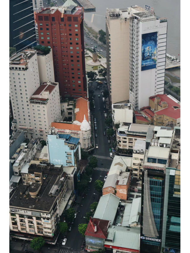 Bitexco Financial Tower city top view 🇻🇳