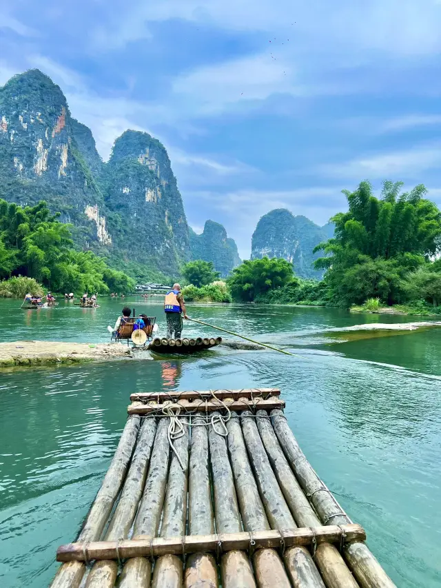陽朔遇龍河漂流，太值得啦！！！