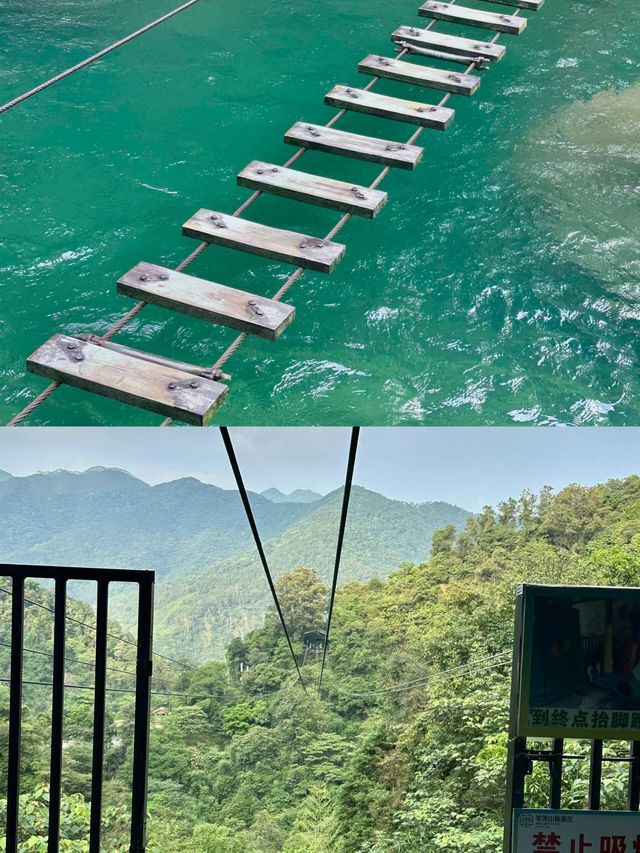 剛從清遠漂流回來，對比古龍峽這裡贏麻了！