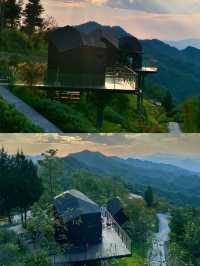 西安的吊腳木屋｜真正的山景房。