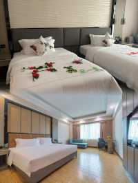 就是這裡……和丈夫連續住了三天……。