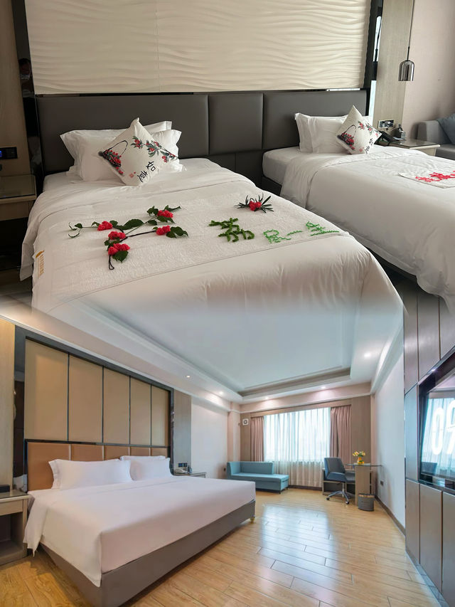 就是這裡……和丈夫連續住了三天……。