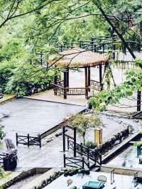 藏在大山裡的溫泉。