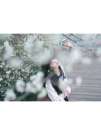 成都春日限定｜白梅花與JK少女，美得犯規！