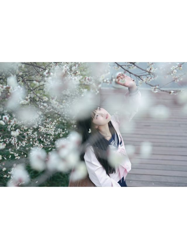 成都春日限定｜白梅花與JK少女，美得犯規！