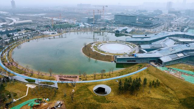 建設中的未來之瞳科學公園 建設中的未來之瞳科學公園