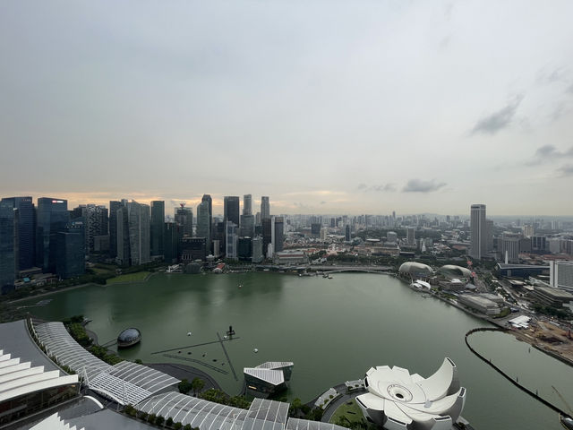新加坡金沙酒店觀景台，俯瞰城市的夢幻之地