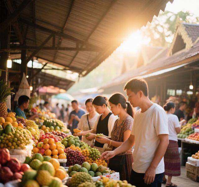 西雙版納曼閣水果市場真實掃貨攻略