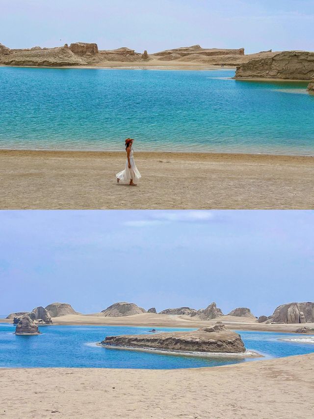 青甘環線必打卡｜水上雅丹嘅星際漫遊感