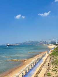 威海嘅藍藍海邊