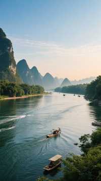 廣西桂林，山水畫卷中的夢幻之旅