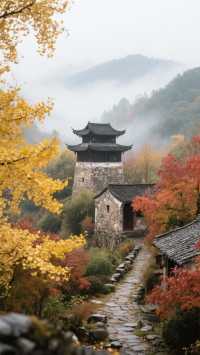溫泉紅葉兩不誤