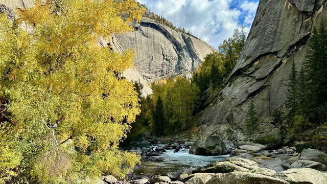 心上人我在可可托海等你新疆仙境童話世界