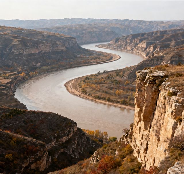 11月老牛灣,黃河峽谷的初冬私語 11月老牛灣,黃河峽谷的初冬私語