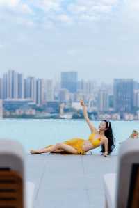 在珠海至高的無邊泳池，俯瞰僑鄉百年風雲